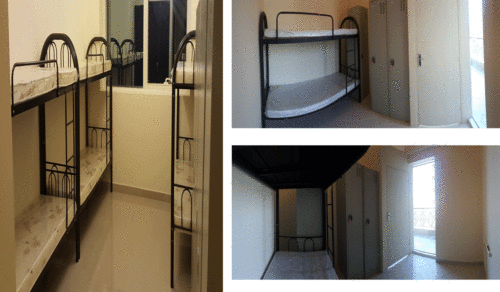 BEDSPACE AND PARTITION WITH PARKING AVAILABLE IN Al BARSHA