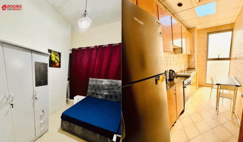 New Furnished Single Room with Full Window Available In Bur Dubai