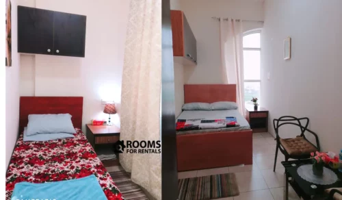 Partitions & Bed space & Rooms Available In  Barsha
