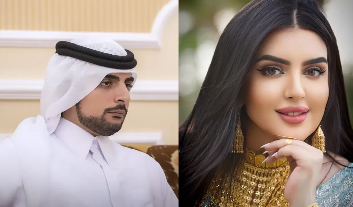 Sheikha Mahra and Sheikh Mana officially announced their marriage at the Dubai royal wedding