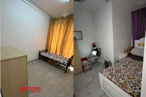 Room,Partition,Bed space, For Rent in Abu Dhabi & Ajman